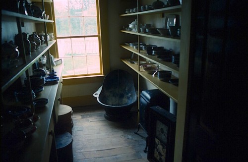 Even the bathtub was kept in the kitchen pantry, as water would be heated on the stove.